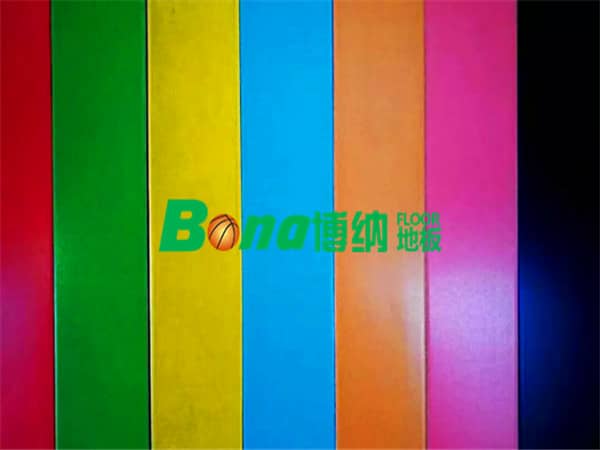 博纳地板色彩定制，激发运动激情！